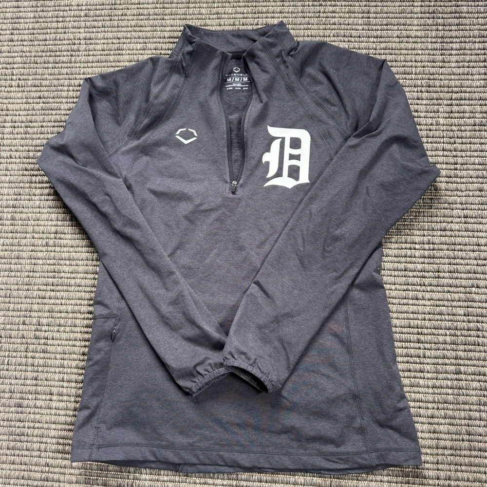 Evoshield  Women's Quarter-Zip Detroit Tigers “D” Sweatshirt